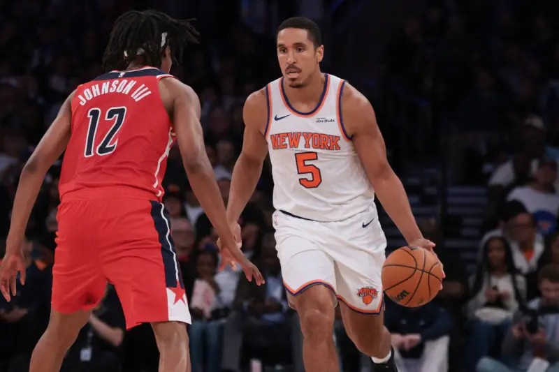 ▲ 前年度新人王與最佳第六人馬康布羅格登（Malcolm Brogdon）在結束九個賽季的NBA生涯後，於10月16日突然宣布退休，讓紐約尼克隊的後場輪替出現空缺。（圖／路透／達志影像）