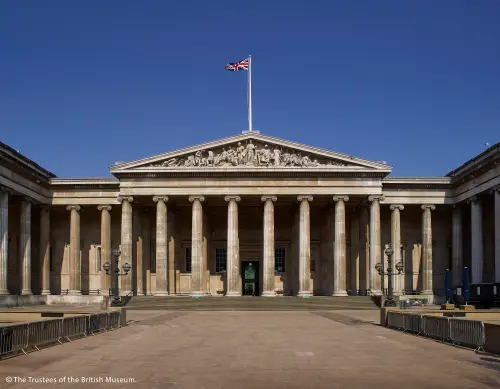 ▲大英博物館正門外觀（南面）。圖片版權：大英博物館理事會。（圖／奇美博物館提供）