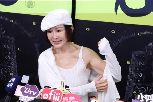 潘迎紫秀超巨二頭肌！走金鐘紅毯前禁語16天　遇猛男搭訕冷處理
