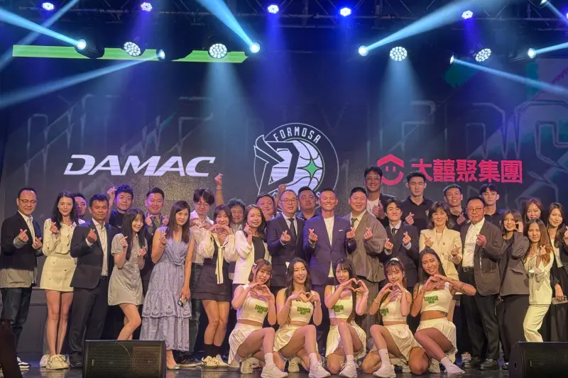 ▲福爾摩沙夢想家在迎來新賽季主場開幕前，率先拋出好消息。球團今（16）日正式宣布與杜拜知名開發商DAMAC以及本土房地產品牌大囍聚集團展開合作。（圖／記者陳昱慈攝）