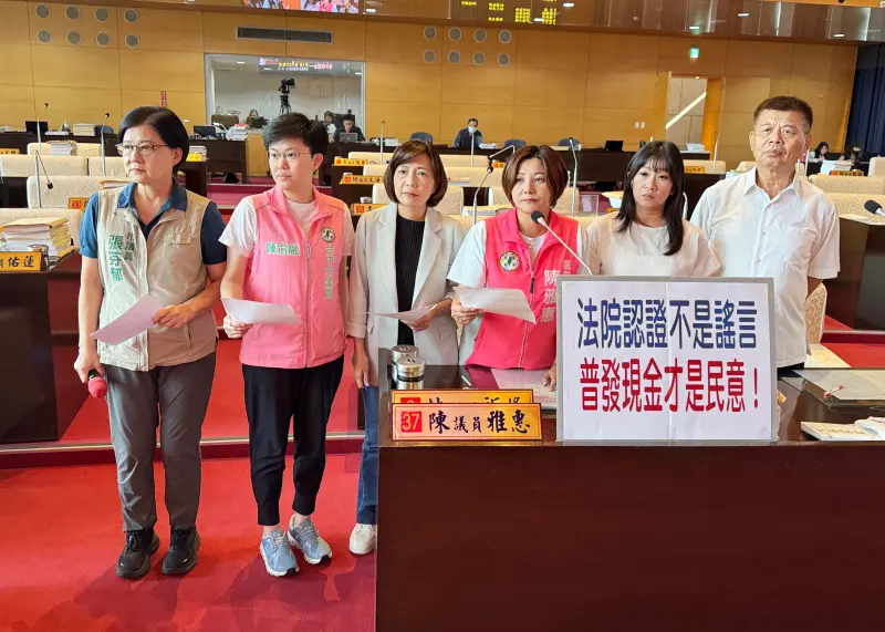 ▲陳雅惠指法院巳認證普發4萬是人民心之所向，並非謠言。（圖／陳雅惠提供，2025.10.16）