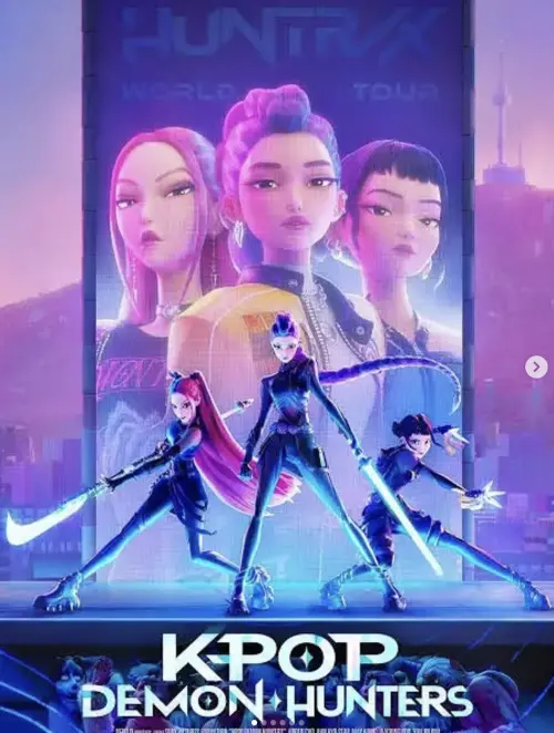 ▲《Kpop 獵魔女團》掀起風潮，收錄歌曲〈Golden〉更成為2025年最強神曲之一。（圖／@ejae_k IG）