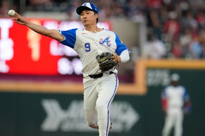 ▲10月17日體壇中知名的壽星，目前效力美國職棒大聯盟（Major League Baseball）亞特蘭大勇士的內野手金河成今天將迎來他30歲的生日。（圖／美聯社／達志影像）