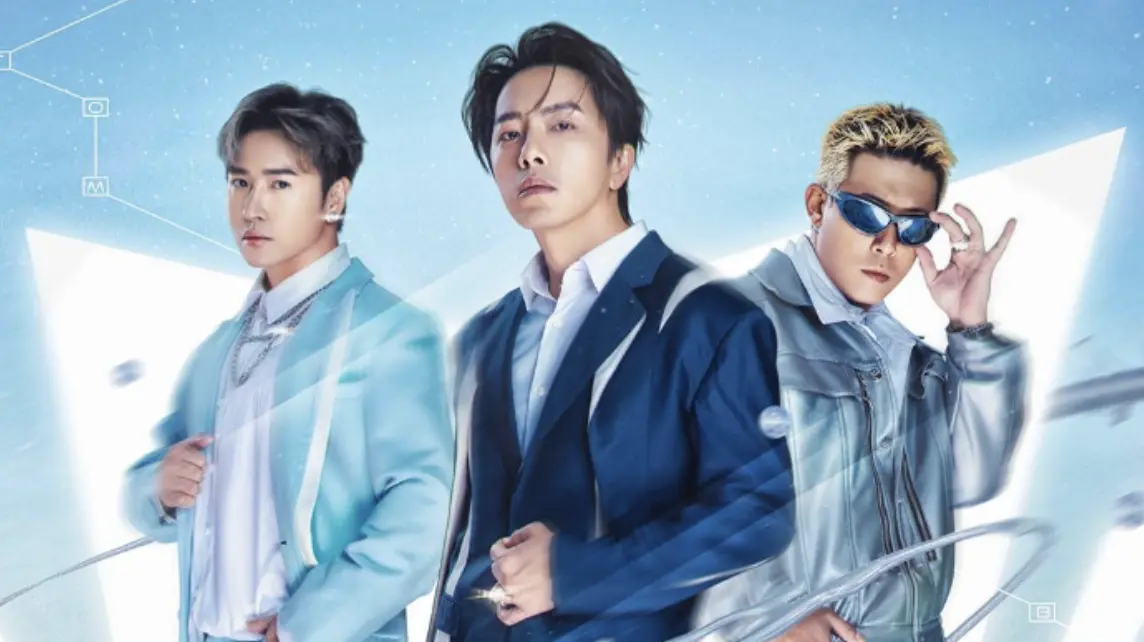 ▲歐漢聲（左起）、坤達、玖壹壹健志擔綱評審的《原子少年2》入圍第60屆金鐘獎「綜藝節目獎」，將廝殺《夜市王》、《型男大主廚》、《一起聽團吧》、《拜託ATM》強敵。（圖／原子少年AtomBoyz 臉書）