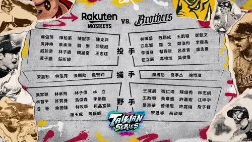 ▲台灣大賽中信兄弟、樂天桃猿32人名單。（圖／中職提供）