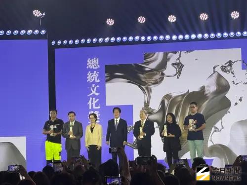 賴清德謝總統文化獎得獎者　讓文化吸收民主養分
