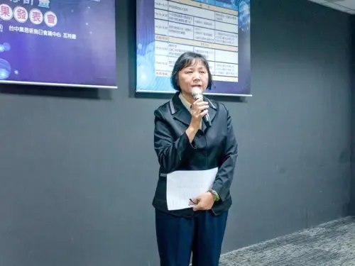 ▲產業園區管理局投資服務組組長吳淑芳致詞。(圖／產業園區管理局提供)
