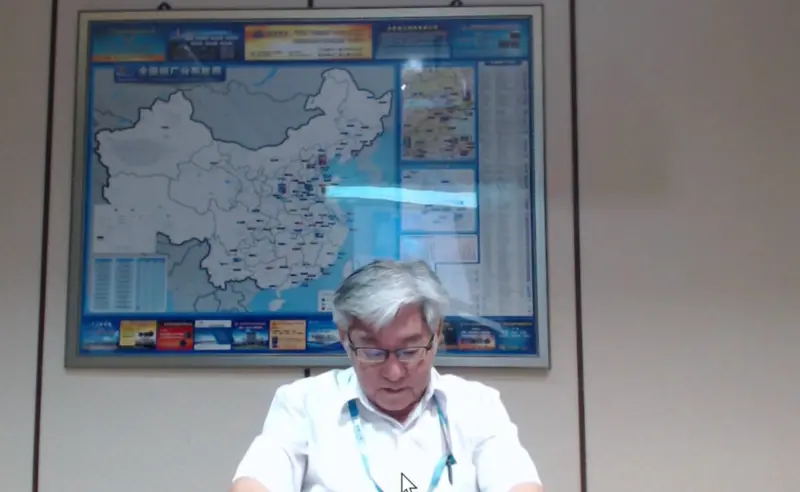 ▲鋼鐵公司燁輝舉辦重大訊息記者會。（圖／截自證交所直播畫面）