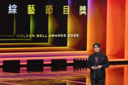 ▲林智勝今日現身金鐘獎，頒發最具人氣綜藝節目獎。（圖／三立提供）