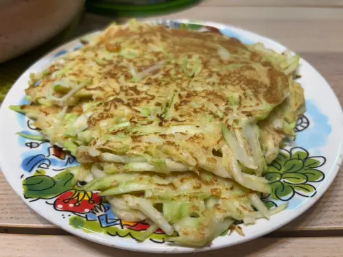 ▲蒲瓜煎餅。（圖／記者徐銘穗攝）