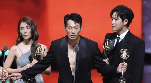 ▲▲金鐘獎節目類頒獎典禮今（17）日揭曉，棒棒堂拿下實境節目主持人獎，其中團隊中威廉因閃兵案備受外界關注，稍早他在台上也發話，坦言：「對不起，這陣子讓你們擔心了。」（圖／三立提供）