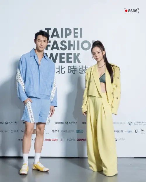 ▲孫淑媚和連晨翔（圖／台北時裝週臉書）