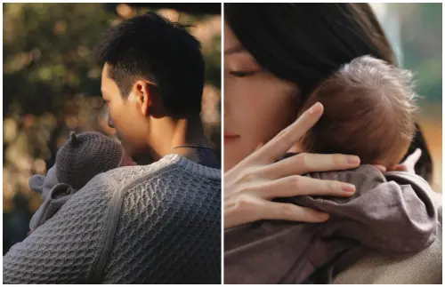 ▲何穗已經生了！曬嫩嬰背影照（圖／陳偉霆、何穗微博）