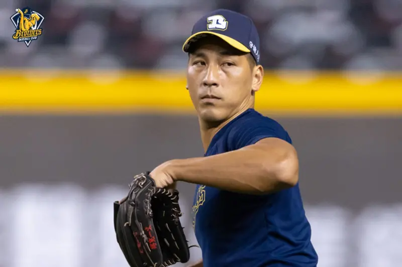 ▲中信兄弟主力後援投手王凱程進入台灣大賽32人名單，首戰就有機會登板救援，賽前他受訪時坦言很緊張，還透露與王建民私下對話。（圖／中信兄弟提供）