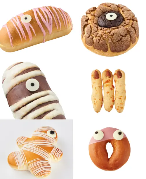 ▲萬聖節甜點控準備尖叫，全聯、大全聯推出搞怪造型麵包。（圖／全聯提供）