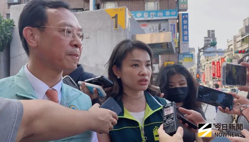 ▲國健署長沈靜芬與衛福部長石崇良在加熱菸上架首日前往通路稽查。（圖／記者張乃文攝）