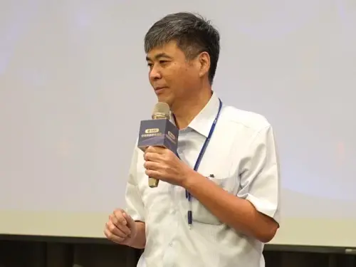 ▲日月光半導體公司副總經理王盟仁致詞。(圖／日月光半導體公司提供)