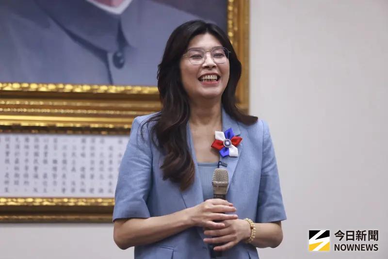 ▲前立委鄭麗文擊敗前台北市長郝龍斌等人，當選國民黨主席。（圖／記者葉政勳攝）