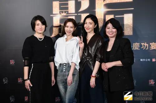 ▲《影后》慶功宴，胡宇威、陳庭妮。（圖／NOWNEWS攝影中心）