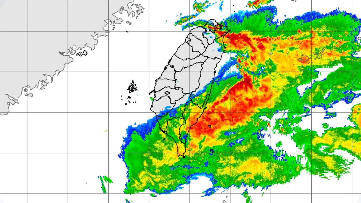 ▲國家級警報響！周日天氣全台變天，中央氣象署發布大雷雨即時訊息、山區暴雨災防告警，雙北、基隆、宜蘭雨彈開轟。（圖／中央氣象署cwa.gov.tw）