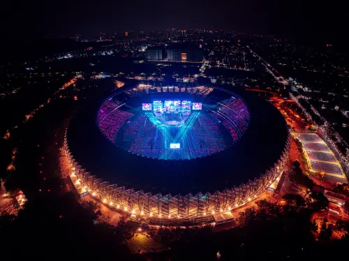 ▲許多演唱會中會使用雷射光來增加聲光效果。（圖／Live Nation Taiwan）