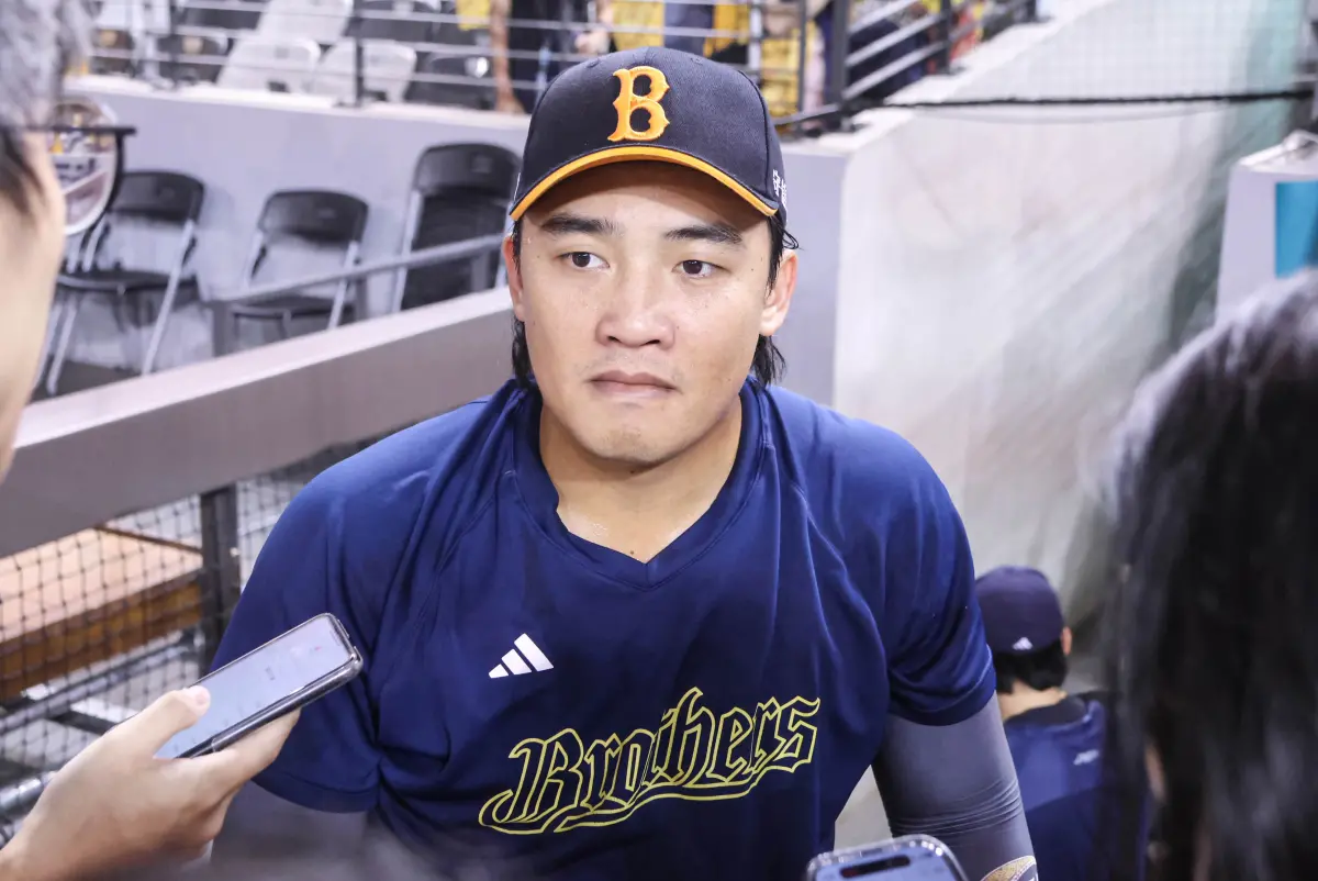 ▲中信兄弟昨戰遭到完封，本場力求火力最大化，王政順是打擊成績高於平均的打者，確定被排進先發打線中。（圖／記者朱永強攝，2025.10.19）