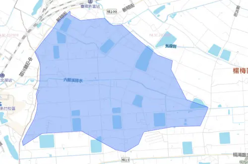 ▲桃園市楊梅區明日停水範圍。（圖／自來水公司）