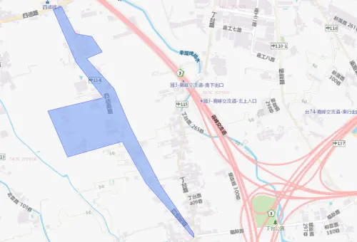 ▲台中市霧峰區四德南路汰換管線工程，10月20日當天將陸續停水。（圖／自來水公司）