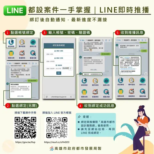 提升案件透明度與便利性　高市都市設計導入LINE查詢
