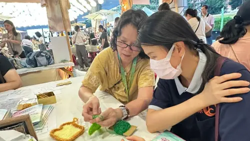 ▲勞動力發展署高屏澎東區分署舉辦銀力圓夢閃耀嘉年華市集活動。(圖／勞動部高屏澎東區分署提供)