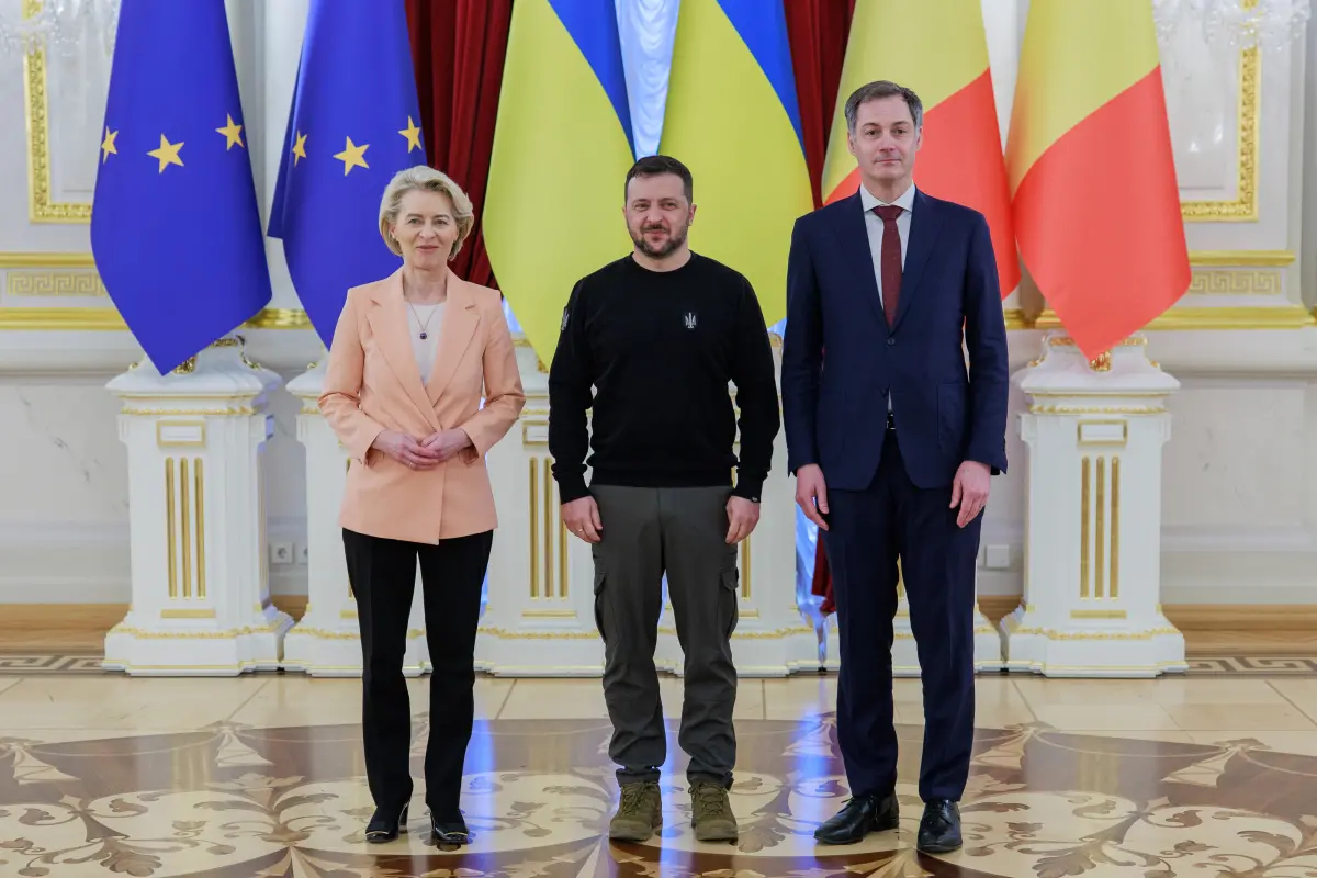 ▲無人機躍昇為歐洲國家國安議題，馮德萊恩倡議要興建反無人機牆。（圖／EU）