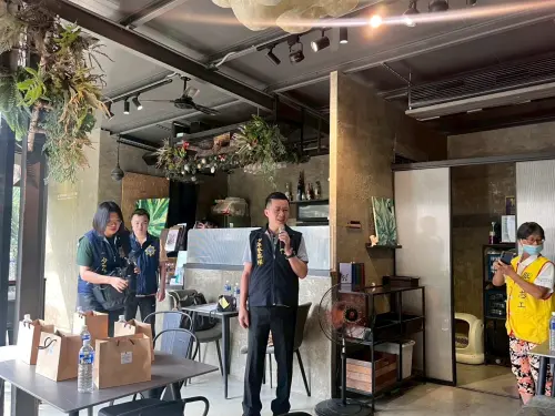 ▲ 少年警察隊長（兼少輔會執行秘書)陳仁正也特別呼籲：詐欺案件層出不窮，提醒少年們交友要當心避免被害。（圖／高市少年隊提供）