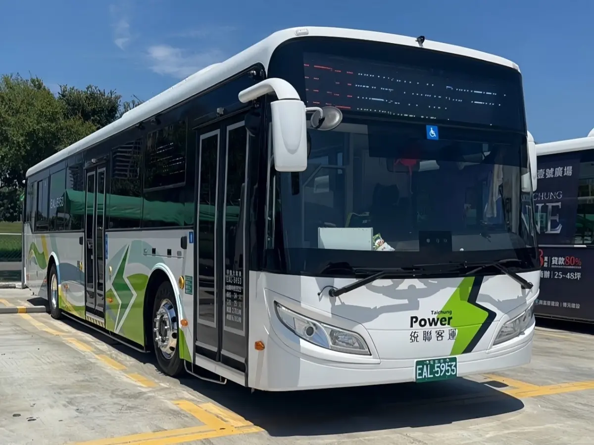 從藍天白雲到綠色永續 台中電動公車翻倍成長