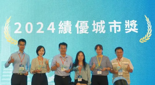 ▲今年7月台中市政府榮獲交通部頒發「2024績優城市獎」。(圖／交通局提供)