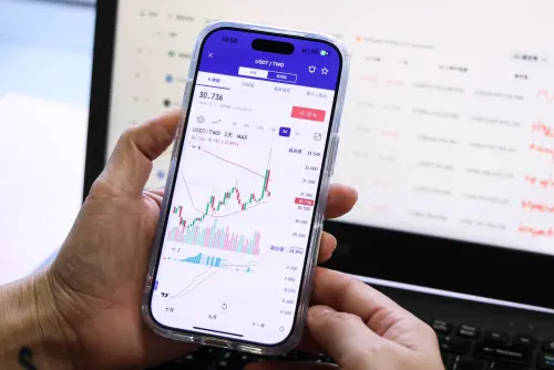 ▲穩定幣、虛擬貨幣交易所。（圖／記者朱永強攝，2025.10.20）