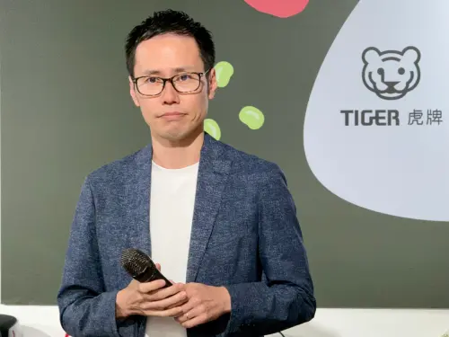 ▲日本虎牌台灣總經理作本裕基，持續在台推動美味米飯廚藝教室活動。（圖／記者蕭涵云攝）