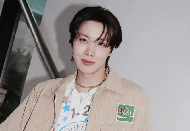 ▲HYBE官方今日凌晨發出LE SSERAFIM新曲預告，同時公布BTS成員j-hope（如圖）將合唱新曲〈THE KICK〉，這也是他出道12年來首度獻聲女團。（圖／翻攝自IG uarmyhope）