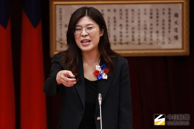 ▲國民黨準黨主席鄭麗文拜會國民黨立院黨團，呼籲團結。（圖／記者吳翊緁攝）