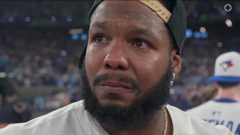 ▲美國職業棒球大聯盟（Major League Baseball）美聯冠軍戰第7戰，多倫多藍鳥以4：3擊敗西雅圖水手，奪下美聯冠軍，而系列賽MVP也頒給累積敲出3轟的小葛雷諾（Vladimir Guerrero Jr.）。（圖／取自藍鳥X）