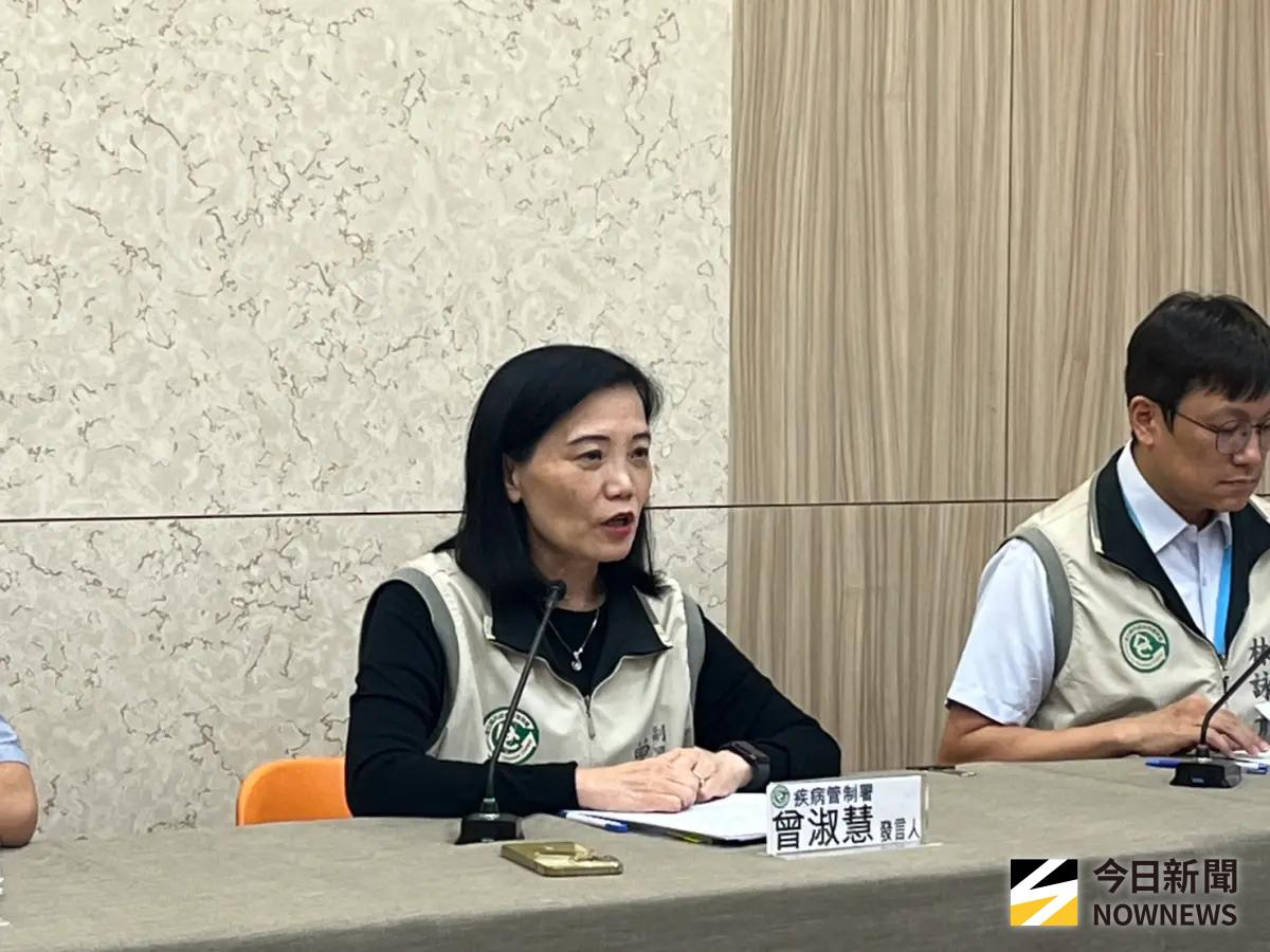 ▲疾管署副署長曾淑慧說明屈公病境外移入個案。（圖／記者張乃文攝）