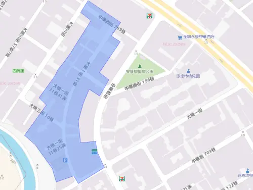 ▲台南永康區部分街道將在後天（23日）停水。（圖／自來水公司）