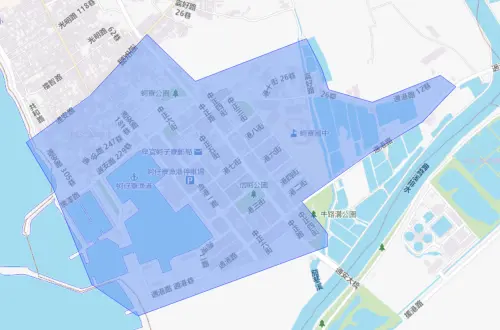 ▲高雄梓官區蚵仔寮漁港明（22）日將進行分段停水。（圖／自來水公司）