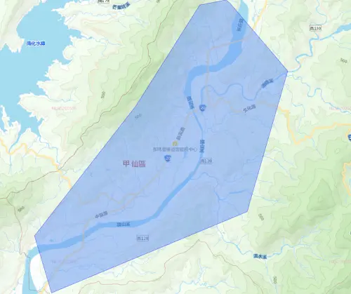 ▲高雄甲仙區為了清水池維護，明（22）日短暫停水3小時。（圖／自來水公司）
