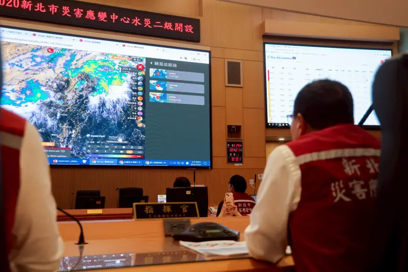 ▲新北市長侯友表示，平地雨量並沒有達到停班停課標準。（圖／新北市政府提供）