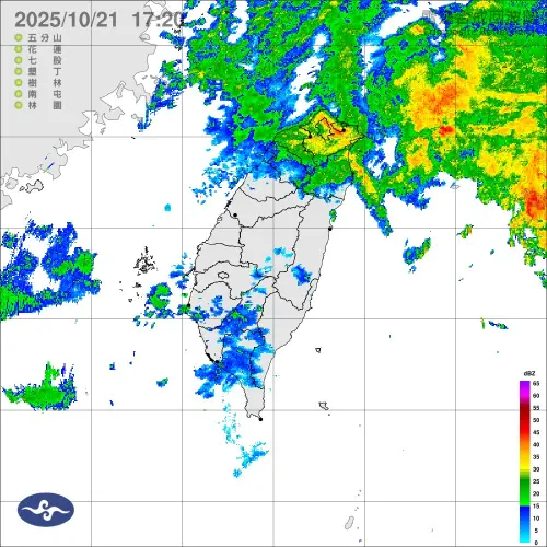 ▲今(21)日晚間臺北市山區有局部大豪雨或超大豪雨，基隆北海岸及新北市、宜蘭縣山區有局部豪雨或大豪雨，基隆市、臺北市、新北市、宜蘭縣地區及桃園市山區有局部大雨或豪雨，桃園、新竹及花蓮地區有局部大雨發生。（圖／中央氣象署cwa.gov.tw）