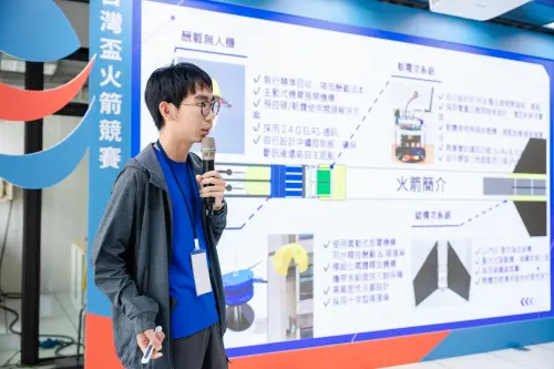 ▲大專組冠軍張詠翔隊長經驗分享。（圖／屏東縣府提供）