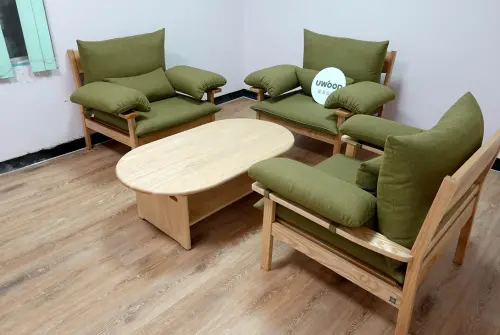 ▲「有愛無礙」，優渥設計以溫潤實木家具、Order floor超耐磨木地板，提供觀護所少年無壓舒適場域。