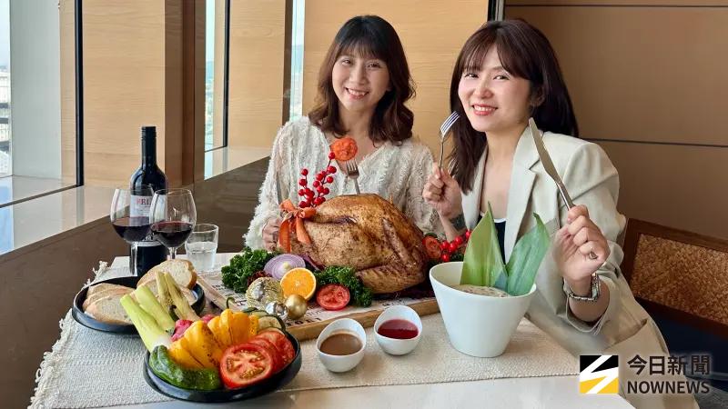 ▲「感恩節火雞盛宴」推出內用分享餐及外帶組合餐。（圖／記者陳美嘉攝，2025.10.22）