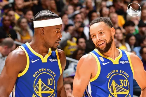 ▲Jimmy Butler和Stephen Curry。（圖／取自金州勇士X）