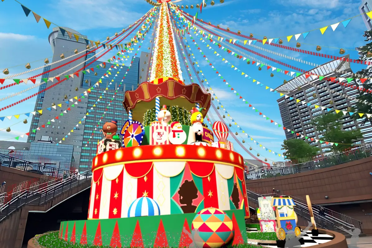 新北耶誕城11/14點燈！燈區亮點、活動搶先看：LINE FRIENDS現身